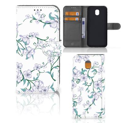 Samsung Galaxy J5 2017 Uniek Hoesje Blossom White | Portemonnee hoesje