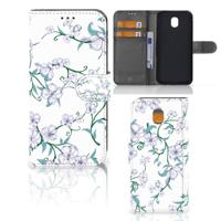 Samsung Galaxy J5 2017 Uniek Hoesje Blossom White | Portemonnee hoesje