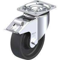 Blickle LIK-POHI 125HK-1-FI Zwenkwiel met rem Wieldiameter: 125 mm Draagvermogen (max.): 350 kg 1 stuk(s)