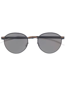 Mykita lunettes de soleil Carlo à monture ronde - Bleu