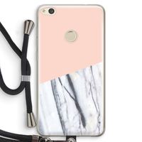 A touch of peach: Huawei Ascend P8 Lite (2017) Transparant Hoesje met koord