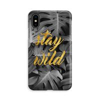 Stay wild: iPhone Xs Volledig Geprint Hoesje