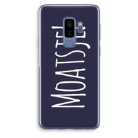 Moatsje!: Samsung Galaxy S9 Plus Transparant Hoesje
