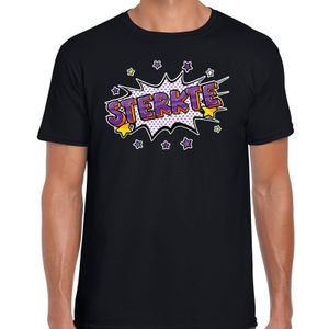 Sterkte cadeau shirt zwart voor heren