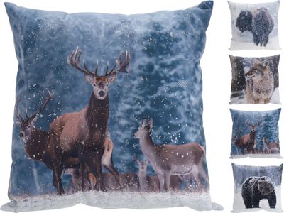Kussen 45x45cm dierenprint - Nampook
