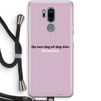 gij beslist: LG G7 Thinq Transparant Hoesje met koord