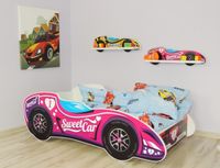 Peuterbed Top Beds F1 70x140 Sweet Car Incl. Matras - thumbnail
