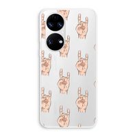 Rock: Huawei P50 Transparant Hoesje
