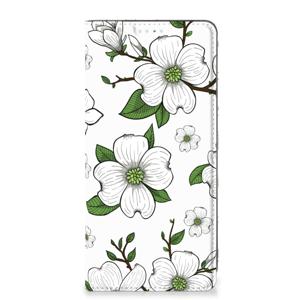 Samsung Galaxy A71 Smart Cover Dogwood Flowers