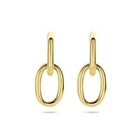14k Geelgouden Oorhangers - Lengte 35 mm