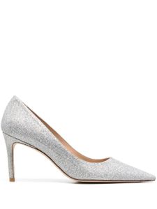 Stuart Weitzman escarpins à paillettes 90 mm - Argent