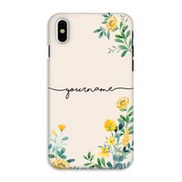 Gele bloemen: iPhone X Tough Case