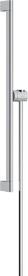 Hansgrohe Unica glijstang S Puro 65 cm met easy slide schuifstuk en Isiflex doucheslang 160 cm, chroom