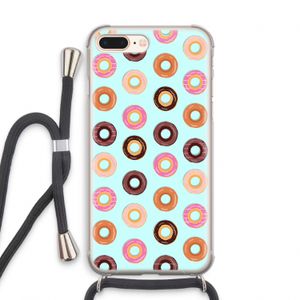 Donuts: iPhone 7 PLUS Transparant Hoesje met koord