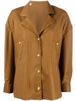Giuliva Heritage chemise Meryl à manches longues - Marron