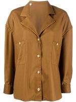Giuliva Heritage chemise Meryl à manches longues - Marron