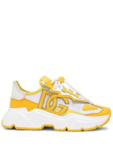 Dolce & Gabbana baskets Daymaster à semelles épaisses - Jaune