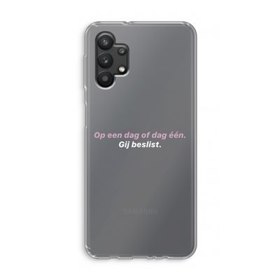 gij beslist: Samsung Galaxy A32 5G Transparant Hoesje