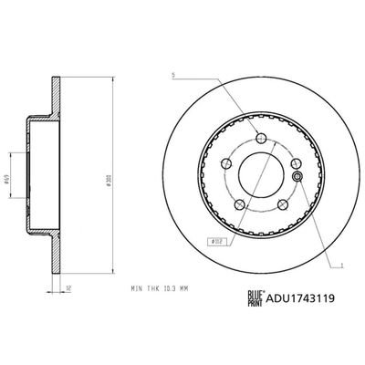 remschijf ADU1743119