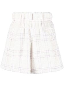 IRO short en tweed à taille haute - Tons neutres