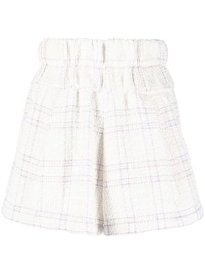 IRO short en tweed à taille haute - Tons neutres