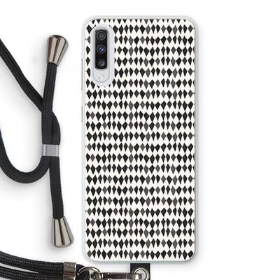 Crazy shapes: Samsung Galaxy A70 Transparant Hoesje met koord