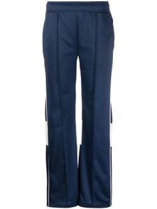 Wales Bonner pantalon de jogging Kola à design bicolore - Bleu