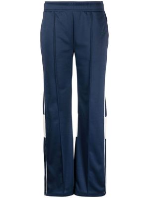 Wales Bonner pantalon de jogging Kola à design bicolore - Bleu