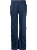 Wales Bonner pantalon de jogging Kola à design bicolore - Bleu
