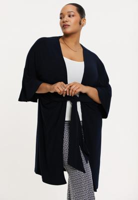 Yoek Vest met knoop | Blauw | Maat 58/60