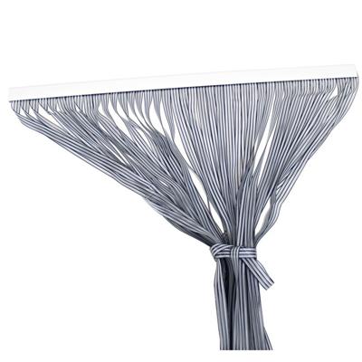 Vliegengordijn - Grijs / wit - polyester stroken - anti vliegen / insecten gordijn - 90 x 210 cm Vliegengordijn - Grijs / wit - polyester stroken - anti vliegen / insecten gordijn - 90 x 210 cm