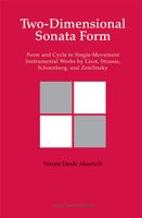 Two-dimensional sonata form - Steven Vande Moortele - ebook - thumbnail