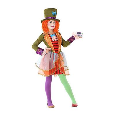 Kostuums voor Kinderen Gekke hoedenmaakster (2 Pcs) - Maat: 3-4 Jaar - Maat: 3-4 Jaar