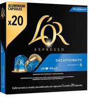 Douwe Egberts L&apos;Or Intensity koffiecapsules, Decaffeïnato, pak van 20 stuks