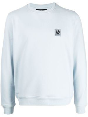 Belstaff sweat à patch logo - Bleu