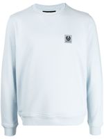 Belstaff sweat à patch logo - Bleu