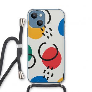 Illustratieve pop 3: iPhone 13 mini Transparant Hoesje met koord