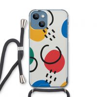 Illustratieve pop 3: iPhone 13 mini Transparant Hoesje met koord
