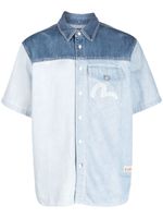 EVISU chemise en jean à logo brodé - Bleu - thumbnail