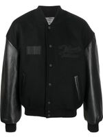 VTMNTS veste bomber à patch logo - Noir