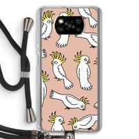 Papegaai: Xiaomi Poco X3 NFC Transparant Hoesje met koord