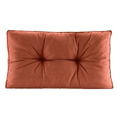 Loungekussen Florence rug - terracotta - 73x43 cm - Leen Bakker