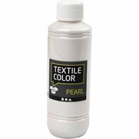 Creativ Company Textile color, parelmoer, base, 250 ml/ 1 fles