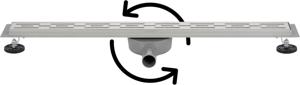 Saqu Twist Drain complete douchegoot inclusief rooster 90cm rvs