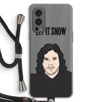 Let It Snow: OnePlus Nord 2 5G Transparant Hoesje met koord