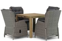 Garden Collections Edingburgh/Bristol 90 cm dining tuinset 5-delig