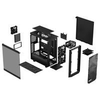 Fractal Design Fractal Design Meshify 2 Compact Lite Black TG Light tint - thumbnail