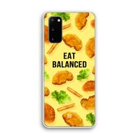 Eat Balanced: Samsung Galaxy S20 Transparant Hoesje