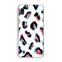 Cheetah color: Samsung Galaxy A10 Transparant Hoesje