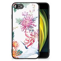iPhone SE 2022 | SE 2020 | 7/8 Dierenprint Telefoonhoesje Bird Flowers